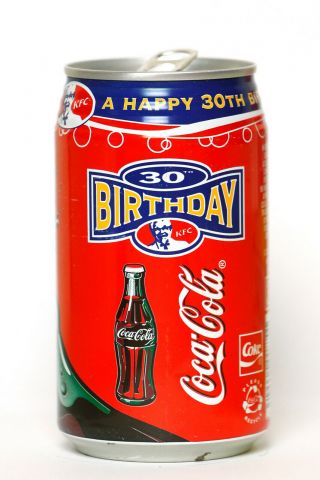 2001 Coca Cola Can From South Africa,  Kfc 30th Birthday