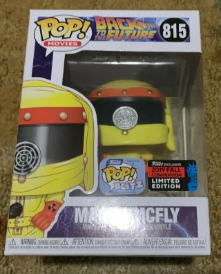 Funko Pop Vinyl Marty Mcfly 815 Back To The Future 2019 Nycc Funko Exclusive