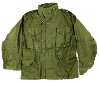 Vintage 80s Og - 107 M - 65 Field Jacket Army Cold Weather Coat Men’s Size Medium