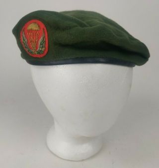 Vietnam Arvn S.  Vietnamese Army Lldb Special Forces Green Officers Wool Beret