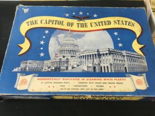Marx Toys Capital Of The United States Model Set With Instructions & Pictorial