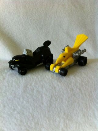 Hot Wheels Yellow Eagle Rat - Rod & Black Panther Cat 1994 Mattel Hot Wheels