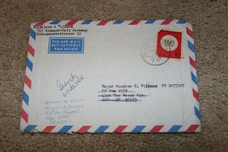 Us Air Force 41st Tac Recon Sqn Vietnam Mia / Kia Return To Sender Letter 1967