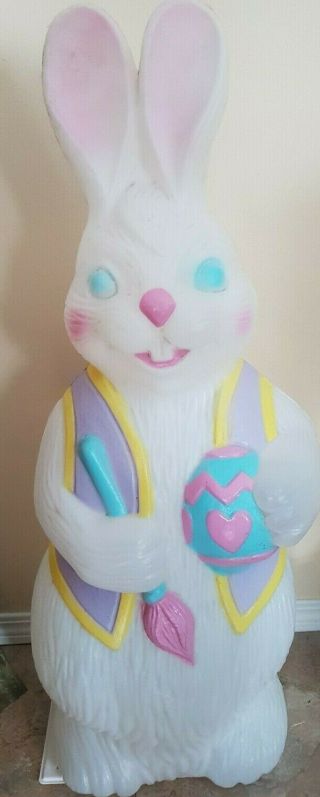 Easter Bunny Blow Mold No Light Tpi 1994 Vintage