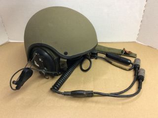 Combat Vehicle Crewman Helmet Dh - 132a Size Small/medium Od Green