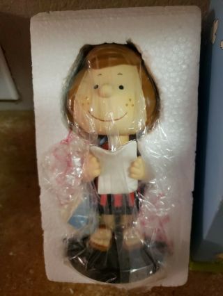 Peppermint Patty Peanuts Bobblehead By Westland Nib Very Rare Great Collectible