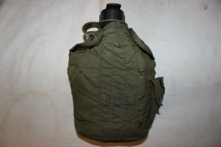 Us Military Issue Vietnam Era Army Usmc Canteen With Nylon Cover Set Ct57