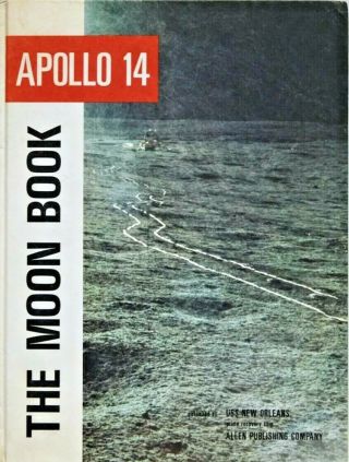 Uss Orleans Lph - 11 1971 Apollo 14 Recovery " The Moon Book " Cruise Book