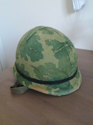 Us Army Usmc Vietnam War Complete M1 Helmet