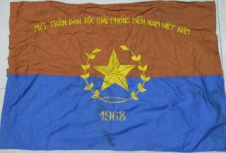 Flag_ Vietcong Nva Nlf North Vn Army Flag Victory 1968