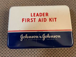 Vintage Leader First Aid Kit Complete 1950 