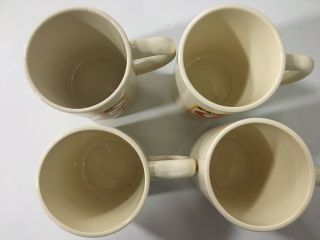 Set of 4 FUNKS G HYBRID Coffee Mug Tea Cup Funk ' s Seed Corn Made In USA 2