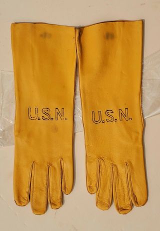 Us Vietnam War “1961” Dated Navy Pilots Summer " Type B - 3a " Gloves