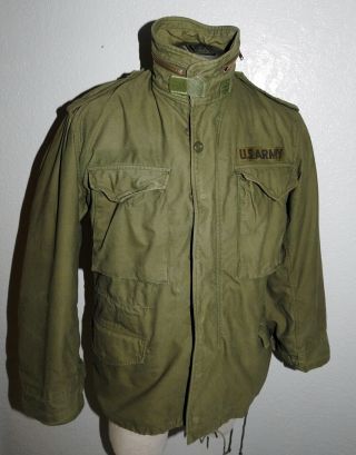 Vietnam Era M - 65 Us Army Field Jacket Men 