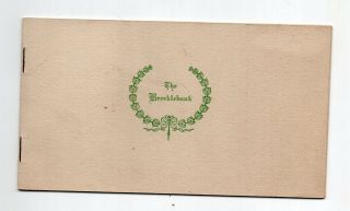 Early 1900 Advertising Booklet For Brocklebank Hotel,  London,  Nh