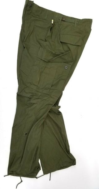 Us Army Vietnam War Og - 107 Poplin Jungle Trousers Large Regular