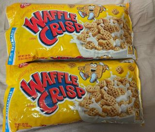 Post Waffle Crisp Cereal - Bag Rare 2lb 2021.