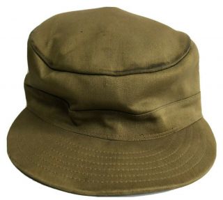 Vintage Vietnam Era 7 1/8 Us Army Military Green Field Cap Hat Louisville Cap Co