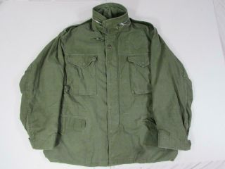 Vtg 60s 1968 Us Military M - 65 Field Jacket Coat Cold Weather Sz Medium S Army