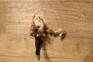 1993 House Of Hatten Enchanted Forest Santa Elf Bells Dove Ornament By D.  Calla