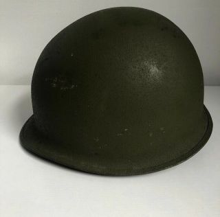 Us Army Vietnam War M1 Helmet Shell And Liner Missing Webbing Dated 60s