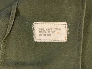 1960s Vietnam Era US Army Infantry School Fatigue Shirts Follow Me 3