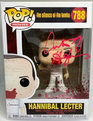 Hannibal Lector The Silence Of The Lambs Funko Pop Autograph Anthony Hopkins