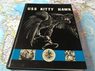 1970 - 1971 Uss Kitty Hawk Cva - 63 Western Pacific Westpac Cruise Book