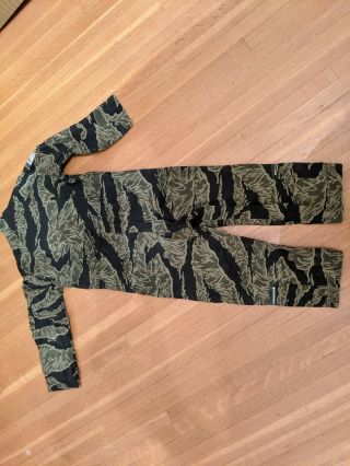 US Child ' s Vietnam War Zig Zag Tiger Stripe Flight Suit Camo Uniform 5