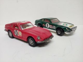 Vintage Corgi Whizzwheels Datsun 240z Rally & Matchbox Kings Datsun 240z