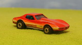 Hot Wheels - Corvette Stingray - Hong Kong 1980 - Flake Paint Gold Rims Beauty