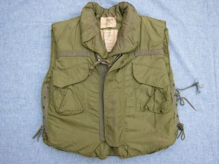 1968 Vietnam War Us Army Usmc 3/4 Collar Flak Jacket Vest Large