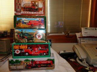Vintage Texaco Collector Ertll Truck Bank 12 Thru 16 N Box Not Played With