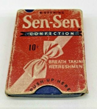 Vintage Sen - Sen Confection Candy Box With Candy,  American Chicle Co. 2