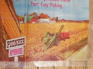 Vintage Pioneer Hybrids Seed Plastic Bag Sack - Great Graphics