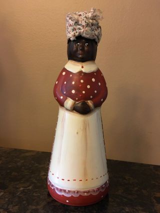 Mrs Butterworth Vintage Hand Painted Glass Bottle Signed By Artist