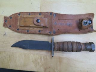Vintage Camillus Ny Pilot Survival Knife - Old Military Knife See