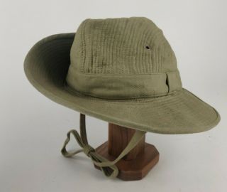 French Indochina Vietnam Tropical Combat Boonie Jungle Hat Size 58 Scecam