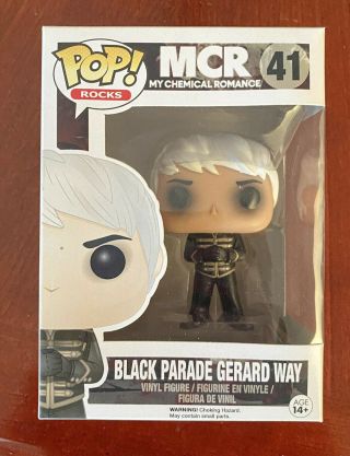 Funko Pop My Chemical Romance Black Parade Gerard Way 41 Vinyl Figure