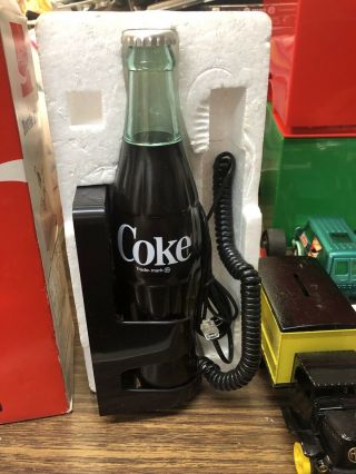 Coca - Cola Bottle Phone Model 5000 Coke Telephone (1983) Nib