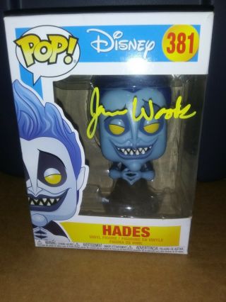 James Woods Signed/autographed Hades Funko Pop Hercules Disney