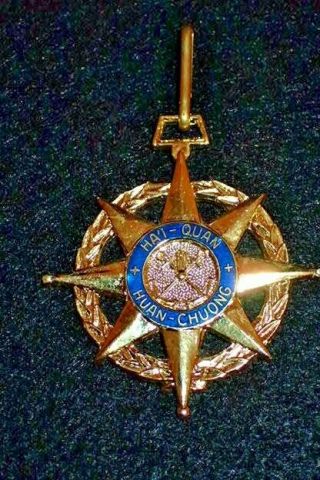 Republic Of Vietnam Navy Distinguished Service Order Medal Medallion - No Ribbon