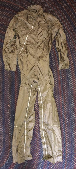 Vietnam Era Flight Suit Anti Blackout Type Z - 2 Coverall Size 40 Long Military