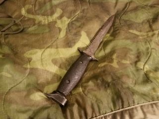 Vintage Vietnam War Imperial Us M7 Bayonet Modified To Trench Knife