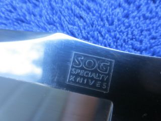VINTAGE SOG SEKI JAPAN KNIFE AND SHEATH VIETNAM 5TH SPECIAL FORCE 3