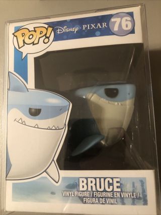 Funko Pop Bruce 76 Disney Pixar Finding Nemo Vaulted W/ Protector