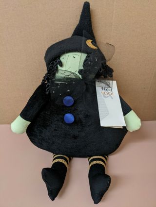 Woof & Poof 20  Halloween Witch Music Box Plush 2005