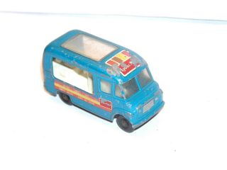 Vintage Matchbox Lesney 47 Ice Cream Canteen Yellow Light Special