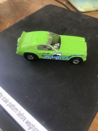 Vintage 1969 Hot Wheels Mustang Ii Dragster Funny Car - Green