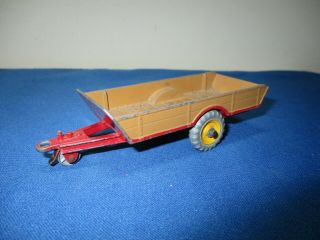 Vintage 1950s - 60s Dinky Toys Diecast Hay Wagon Farm Toy